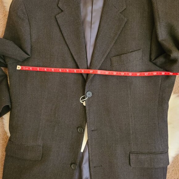 Emanuel Ungaro Wool Three Button Tweed Sport Coat /Jacket - 40R -NEW - Picture 12 of 12